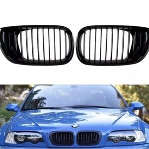 BMW E46 Front Kidney Grille for 2002-2005 3 Series 4-Door NEW